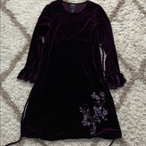 Speechless Girls Size 16 Purple Velvet Dress